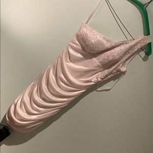 White One shoulder mini dress
